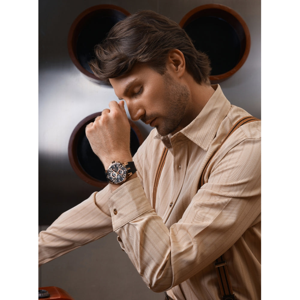 Bentley The Ouroboros Collection BL 40 53 Red Luxury Watch for Men - Perfect for Business Meetings, Formal Events & Gift Giving