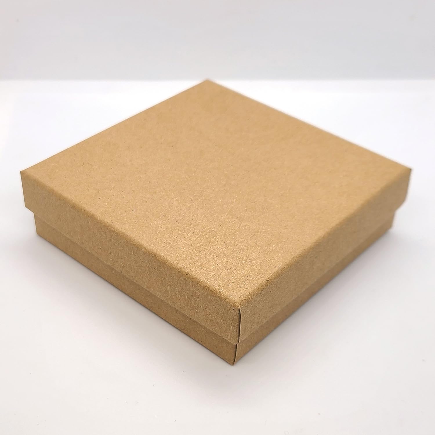 Premium Brown Kraft Jewelry Gift Boxes with Cotton Filling - Pack of 500 - Perfect for Earrings, Necklaces & Rings Display | Elegant Jewelry Packaging for Retail Stores & Online Shops