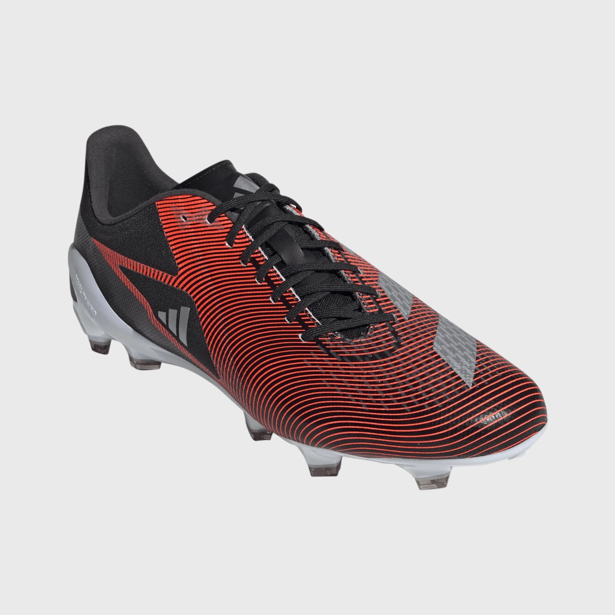 Adidas Adizero RS15 Pro FG Rugby Cleats - Men's Soccer Football Boots Black/Red for Firm Ground - Lightweight & Durable for Competitive Matches & Training