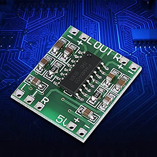 Wresetly 5 Pcs Digital Power Amplifier Board - 2X3W Type D PAM8403 Audio Module with DC 5V Input | High-Quality Digital Audio Amplifier for DIY Speakers, Home Theater & Portable Sound Systems