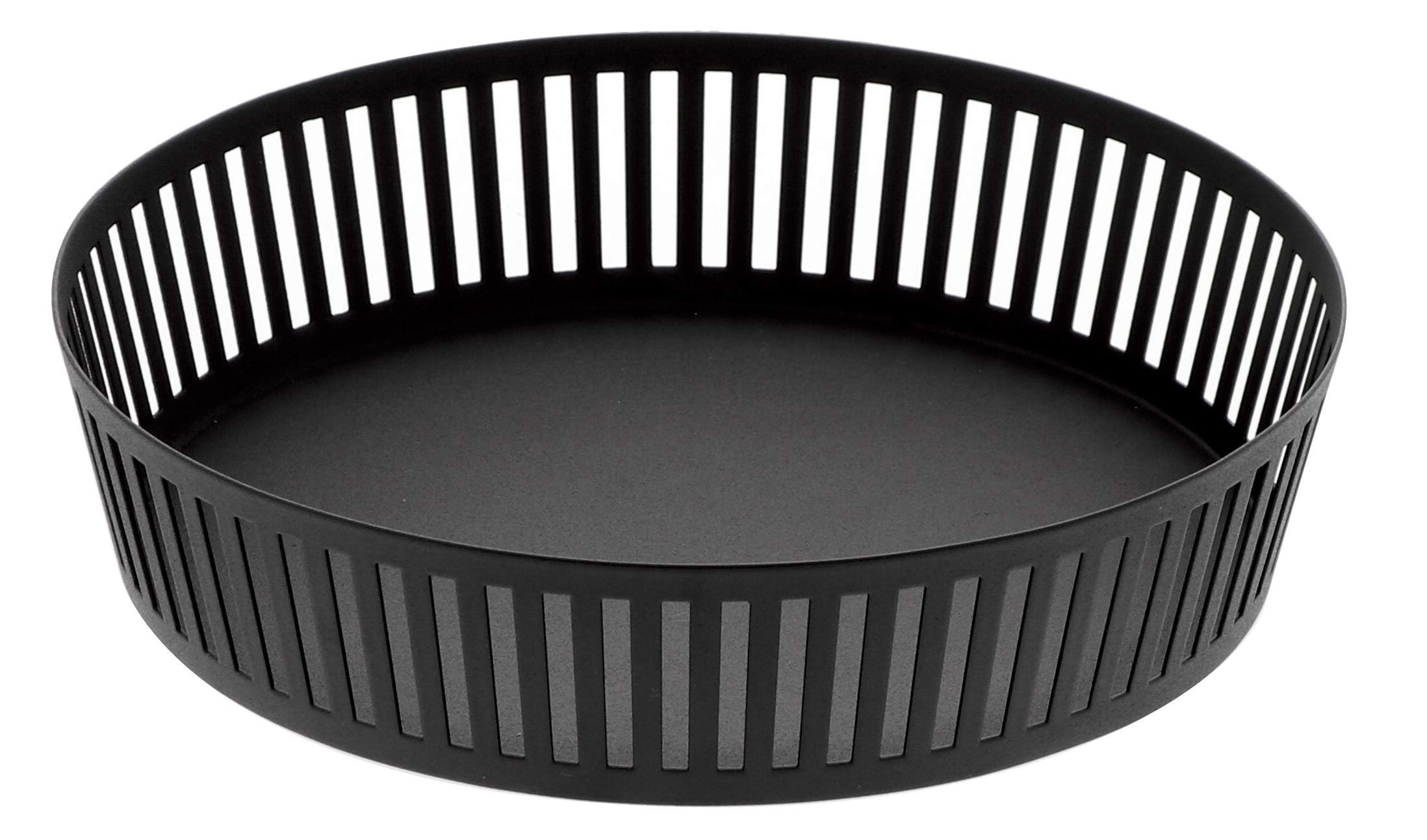 Yamazaki Home Striped Steel Fruit Basket - Durable Kitchen Storage Organizer for Fruits & Vegetables - Perfect for Countertop, Pantry, or Dining Table Display