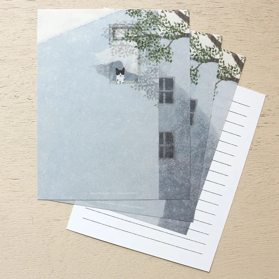 Akira Kusaka Letter Set - Premium Japanese Stationery for Writing Letters, Notes & Greetings - Perfect for Personal Correspondence, Journaling & Gift Giving