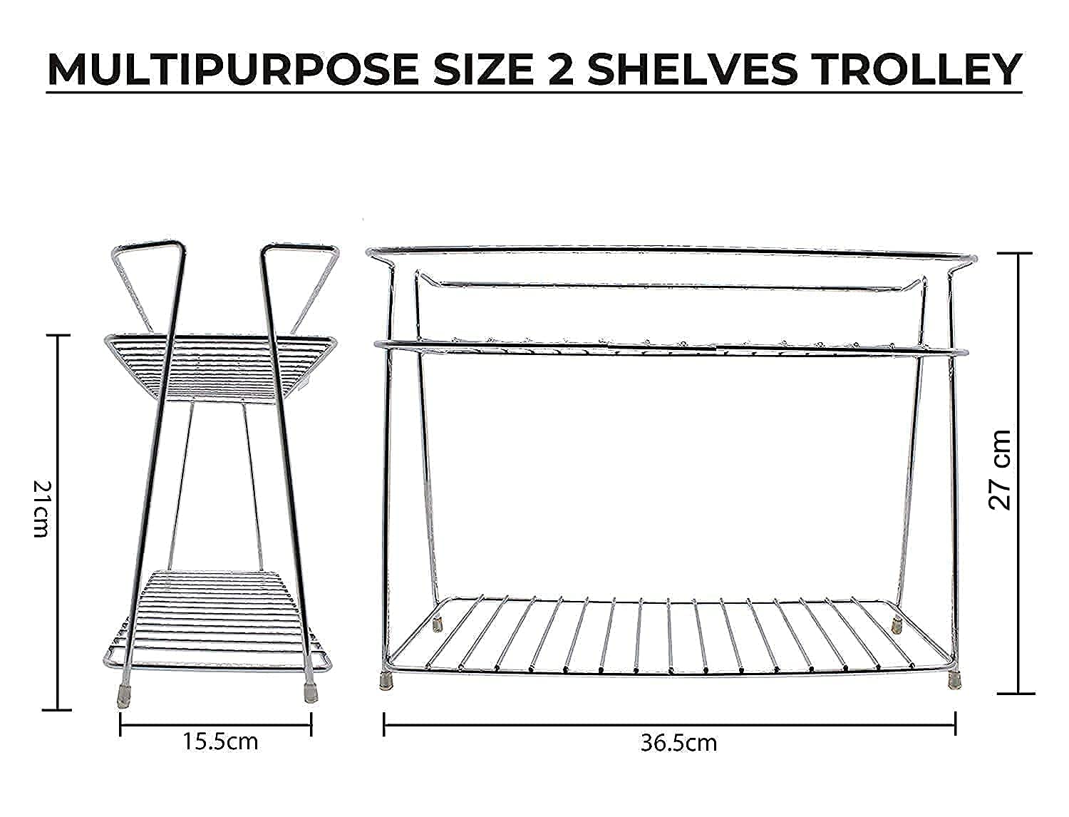 Premium Stainless Steel 2-Tier Spice Rack & Kitchen Organizer - Dish Drying Rack, Utensil Holder, Plate Stand & Cabinet Storage Shelf | Space-Saving Solution for Small Kitchens, Countertop Organization & Pantry Storage