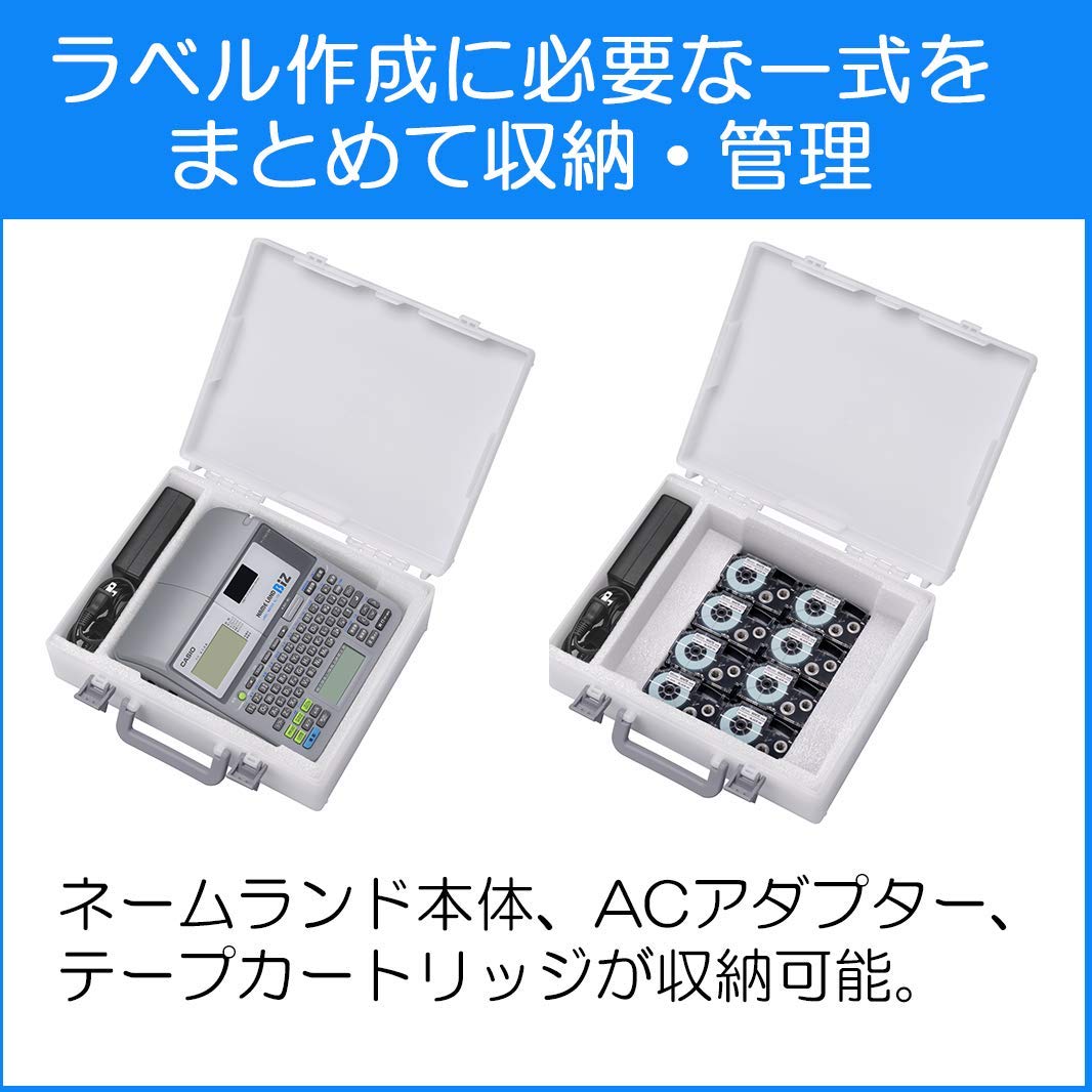 Casio CA-4N Name Land Storage Case - Durable Plastic Card Holder for Business Cards, ID Cards & Credit Cards | Perfect for Office, Travel & Organization