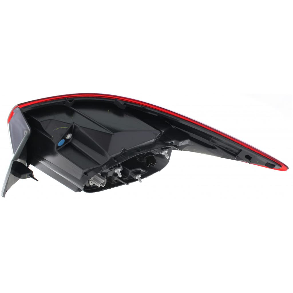 Mazda 6 2014-2017 Driver Side Tail Light Assembly - CAPA Certified Replacement for MA2804113 & MA2804113C (GJR951160A) - Outer Bulb Type - Perfect for Night Driving & Enhanced Vehicle Safety