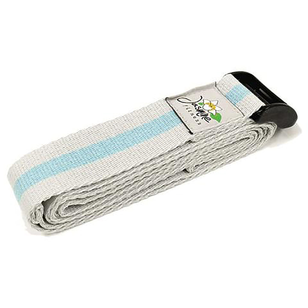 Premium Cotton Yoga Strap for Stretching & Flexibility - Ideal for Yoga, Pilates, and Home Workouts - Jasmine Fitness Brand