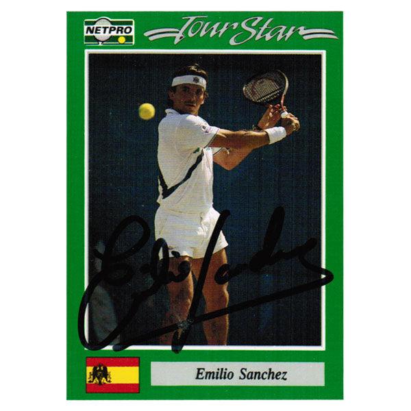 Emilio Sanchez Autographed Men's Baseball Card - Authentic Signed Collectible for Sports Fans & Memorabilia Enthusiasts - Perfect for Display, Gifts & Investment
