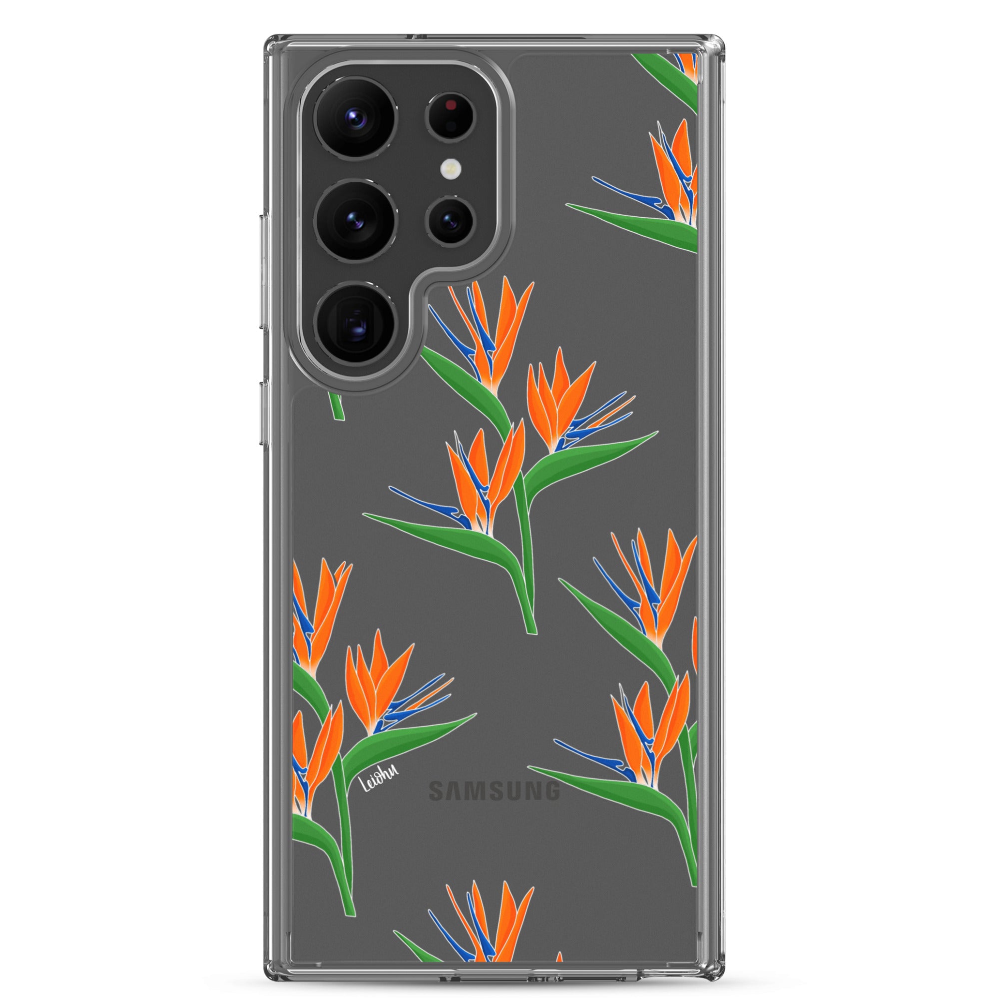 Bird of Paradise Clear Phone Case for Samsung Galaxy - Slim Protective Cover for Everyday Use & Travel