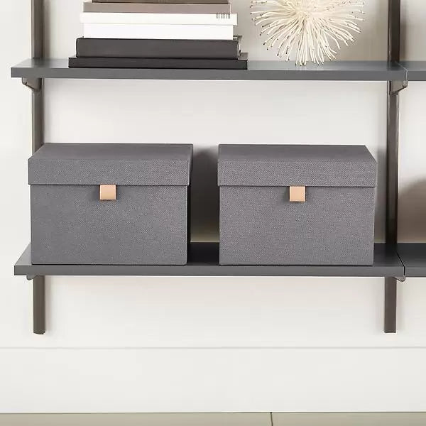 Elfa Wall Mounted Traditional Closet System in Graphite - Perfect for Bedroom, Closet & Home Organization
