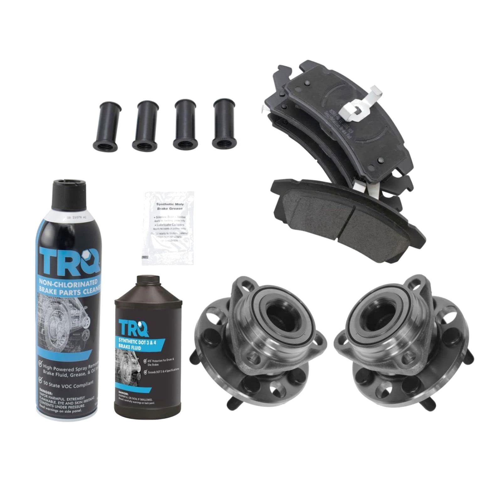 High-Quality Front Wheel Bearing Hub & Metallic Brake Pad Kit with Anti-Corrosion Chemicals - Perfect for Car Maintenance & DIY Auto Repair