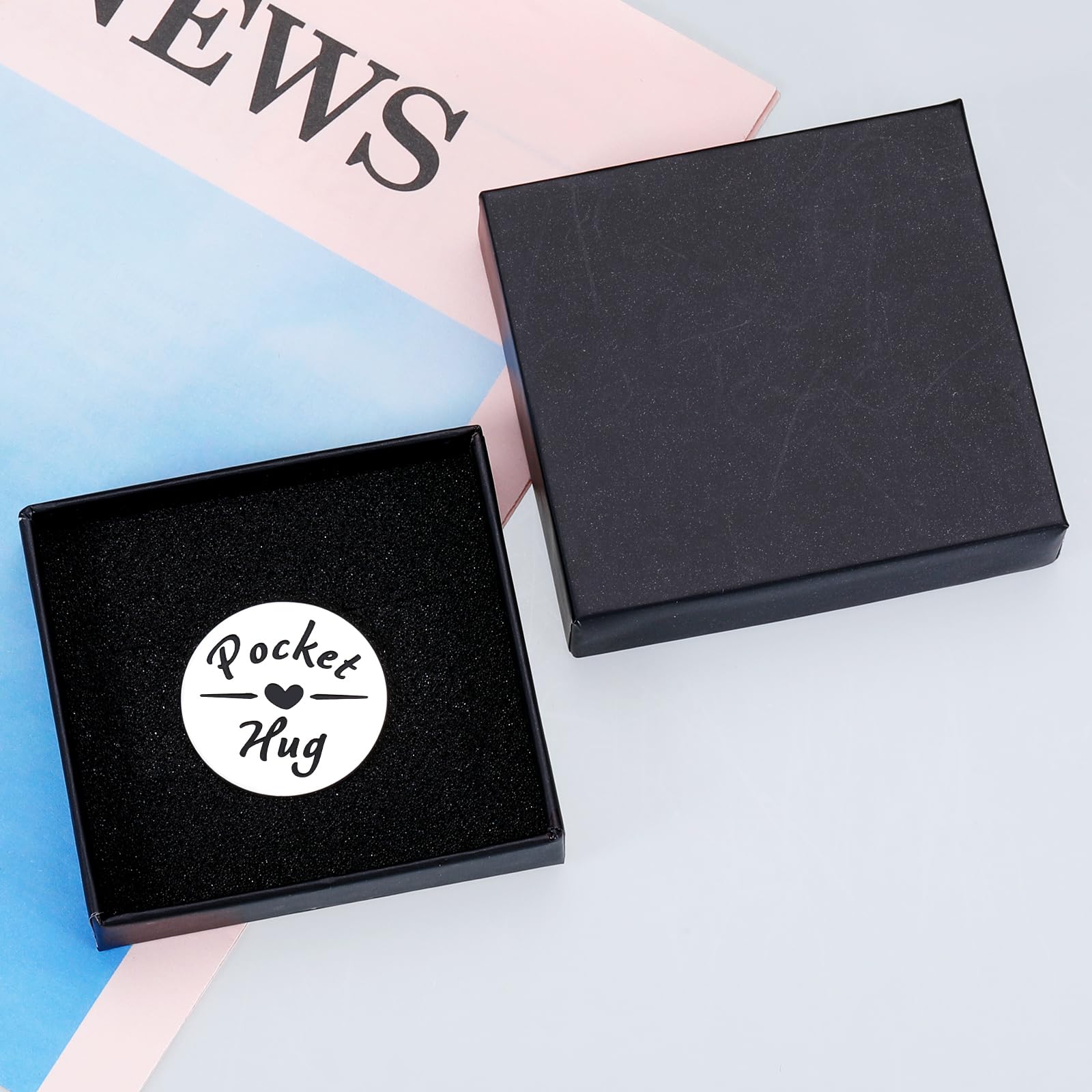 Pocket Hug Gift - Inspirational Encouragement Token for Cancer Survivors, Get Well Soon Present for Men & Women - Perfect for Post-Surgery, Birthday, Christmas - Heartwarming Keepsake for Friends & Family Members (Ideal for Hospital Visits, Recovery Support & Special Occasions)