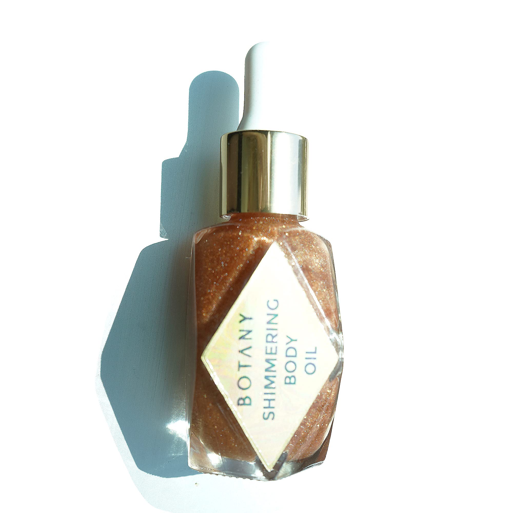 Shimmering Body Oil - Champagne Gold & Jasmine Rose Scent - Hydrating & Glowing Skin Care for Women - Perfect for Date Night, Parties & Special Occasions