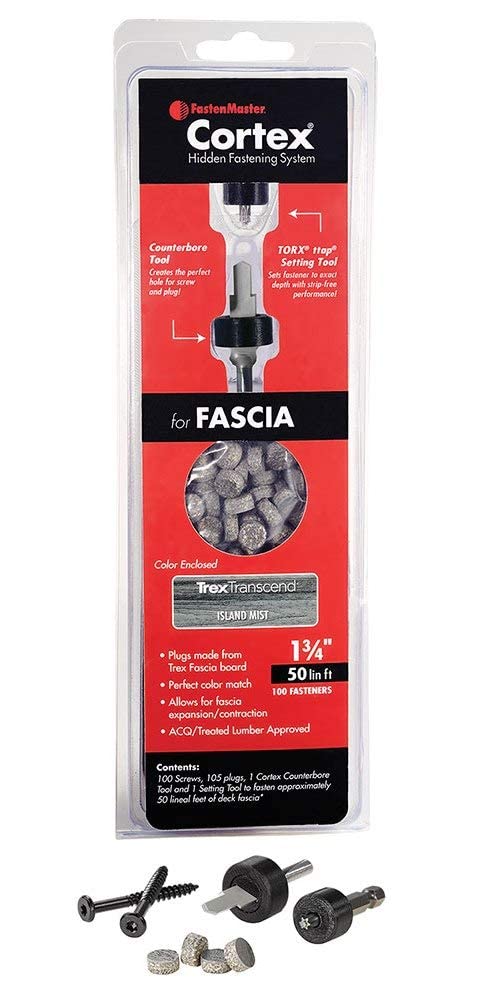 Trex Cortex Fascia 50 LF (Toasted Sand) - Durable Composite Fascia Board for Exterior Trim & Siding - Perfect for Home Renovation, Decking, and Outdoor Projects