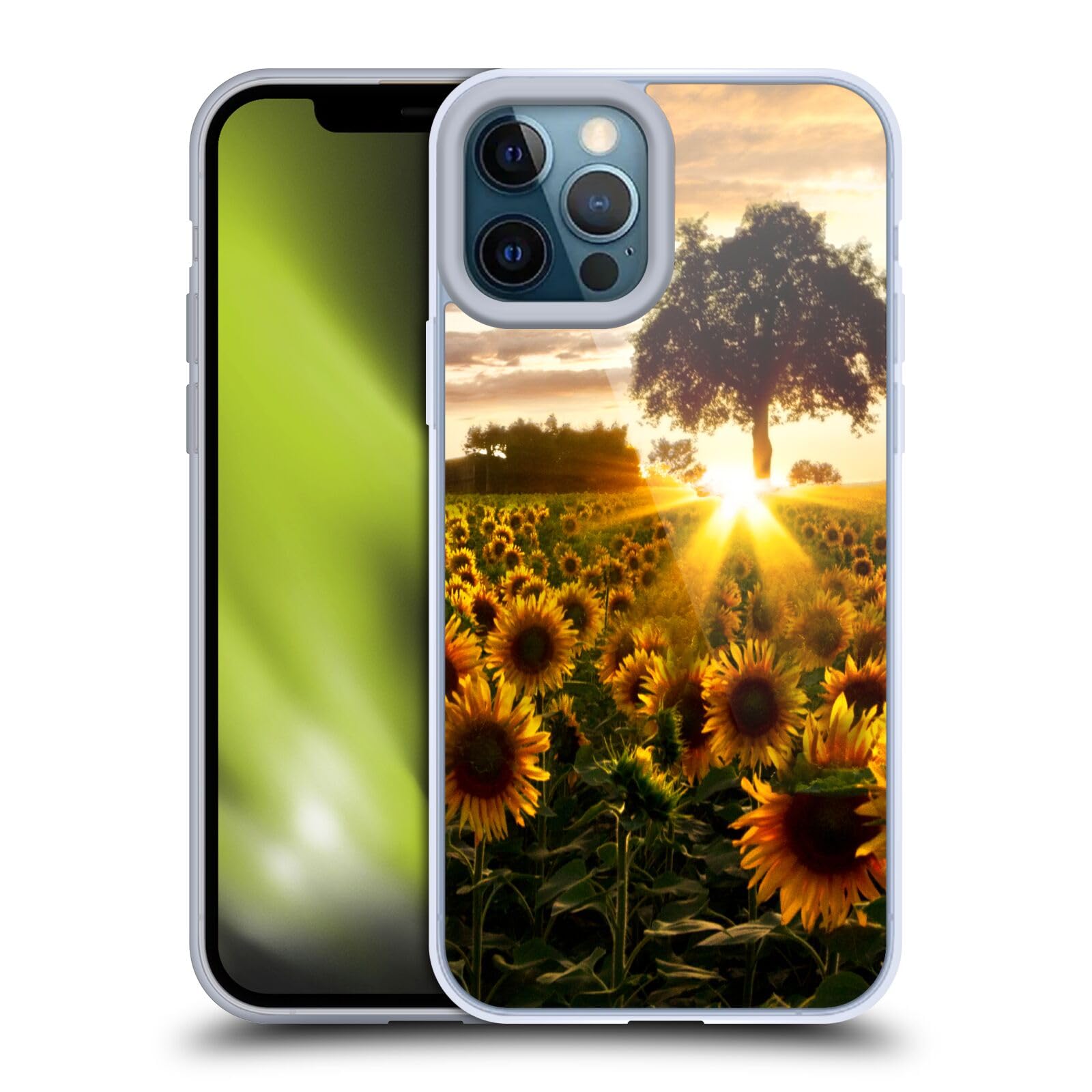 Head Case Designs Officially Licensed Celebrate Life Gallery Fields of Gold Florals Soft Gel Case for Apple iPhone 12 Pro Max - Perfect for Everyday Use and Special Occasions
