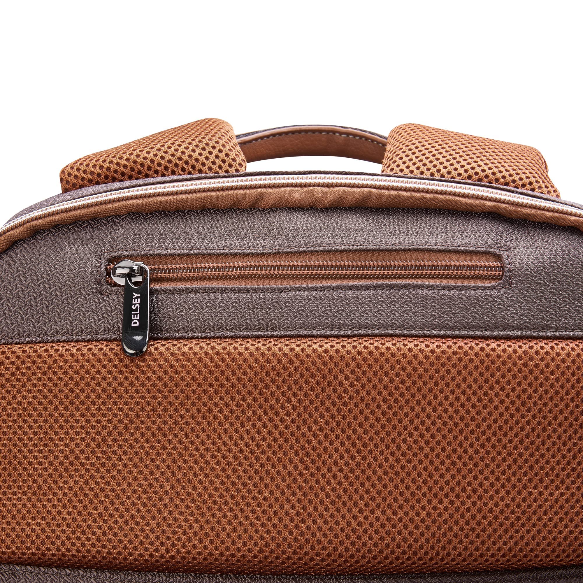 Delsey Paris Chatelet 2.0 Travel Laptop Backpack for Men & Women - 15.6 Inch Laptop Compartment, Water-Resistant, Business & College Backpack - Perfect for Commuting, Air Travel & Daily Use (Chocolate Brown)