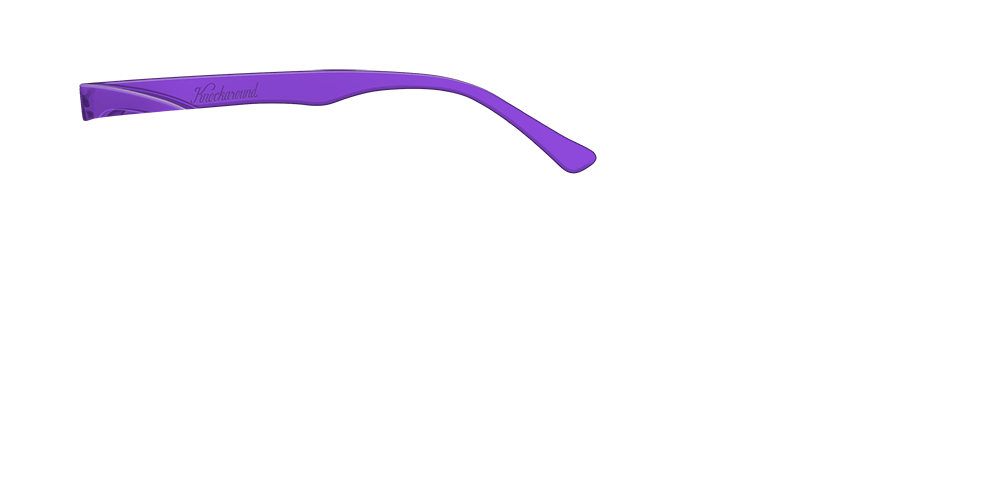 Knockaround Paso Robles Custom Arm Sunglasses - Neon Purple Frame & Arms | Polarized UV Protection for Outdoor Sports, Beach, and Driving