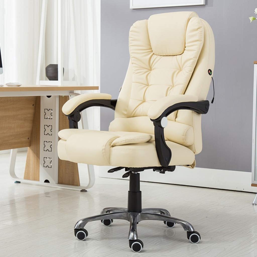 Ergonomic Executive Office Chair - High Back Leather Desk Chair with Adjustable Height, Swivel & Reclining for Home Office, Computer, Gaming & Study (Black) - Perfect for Professionals, Students & Remote Workers