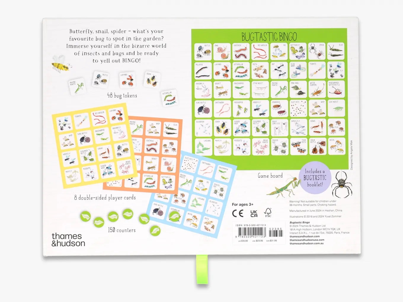 Bugtastic Bingo - Fun Insect-Themed Bingo Game for Kids & Family Game Night | Perfect for Birthday Parties, Classroom Activities & Educational Learning
