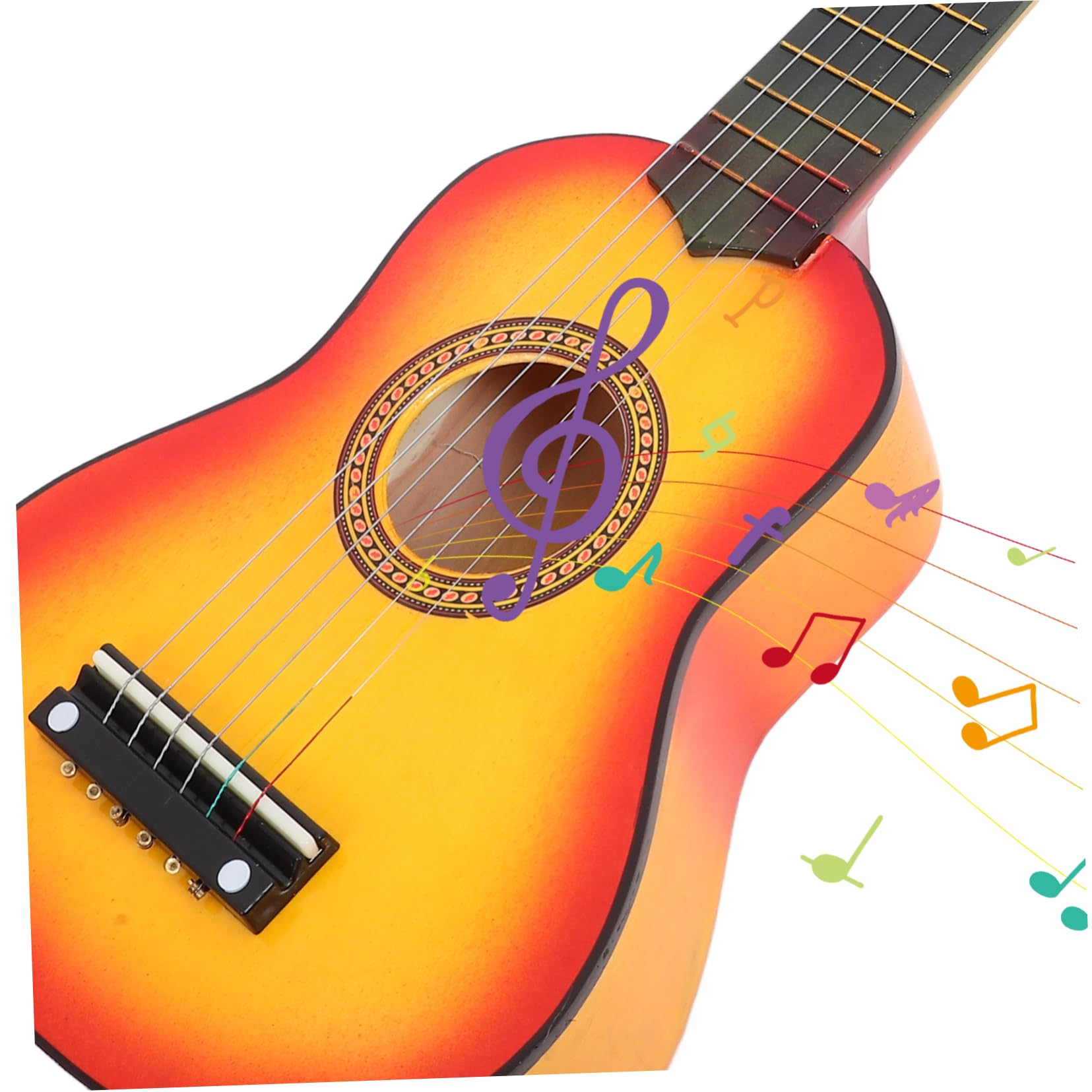 ibasenice Kids Guitar Toy - Musical Learning Instrument for Beginners | Perfect for Early Childhood Education & Pretend Play