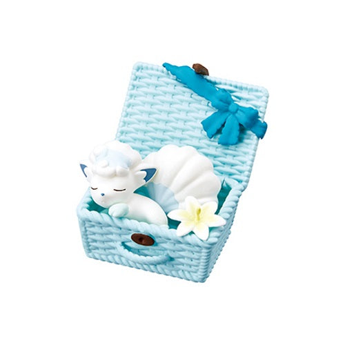 Pokemon Nap Basket Re-Ment 2-Inch Collectible Figure - Cute Miniature Toy for Display, Gift Giving & Anime Collections