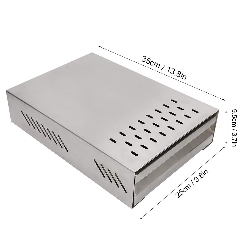 Premium Coffee Ground Box - Stainless Steel Knock Drawer Container for Coffee Shops & Milk Tea Stores | Durable & Hygienic Coffee Accessory for Baristas & Home Brewing (Silver) - Perfect for Espresso Grounds Disposal & Workspace Organization