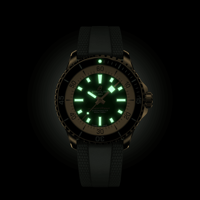Breitling Superocean Automatic 42mm Bronze Men's Diver Watch - Luxury Waterproof Timepiece for Swimming, Diving & Everyday Wear