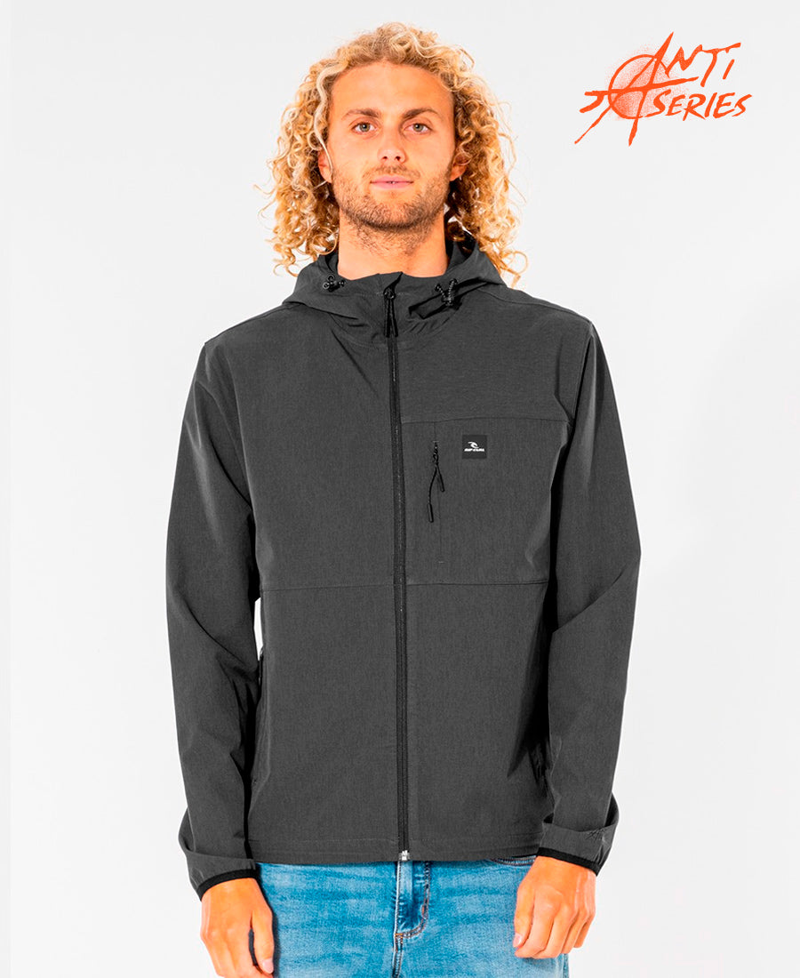 Rip Curl RV Antis Elite Windbreaker Jacket - Lightweight Water-Resistant Men's & Women's Windbreaker for Outdoor Activities, Running, Hiking & Travel