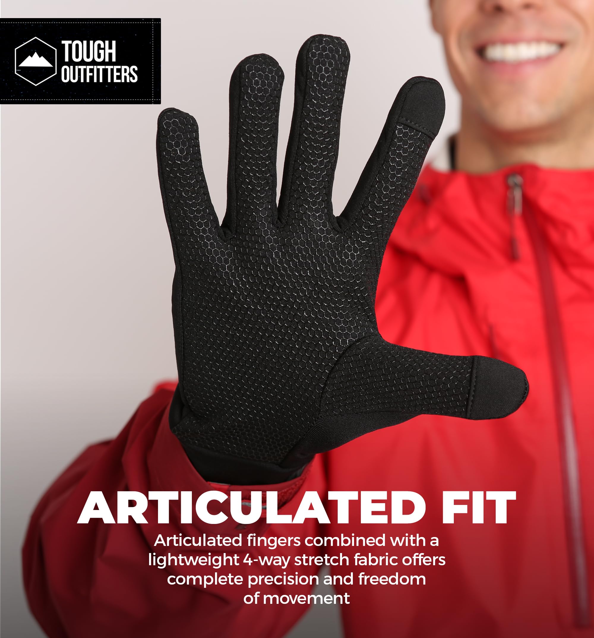 Best Winter Running Gloves for Men & Women - Touchscreen Compatible, Lightweight Hiking Gloves - Perfect for Outdoor Activities, Jogging & Cold Weather Sports