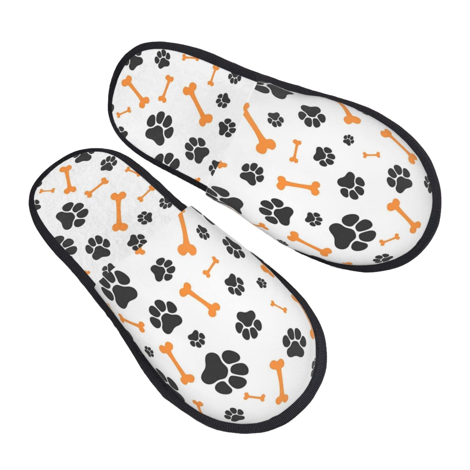 Men's Animal Paw House Slippers - Soft Indoor Slippers with Closed Toe for Home, Bedroom & Lounge Wear - Cozy Non-Slip Home Shoes for Relaxation