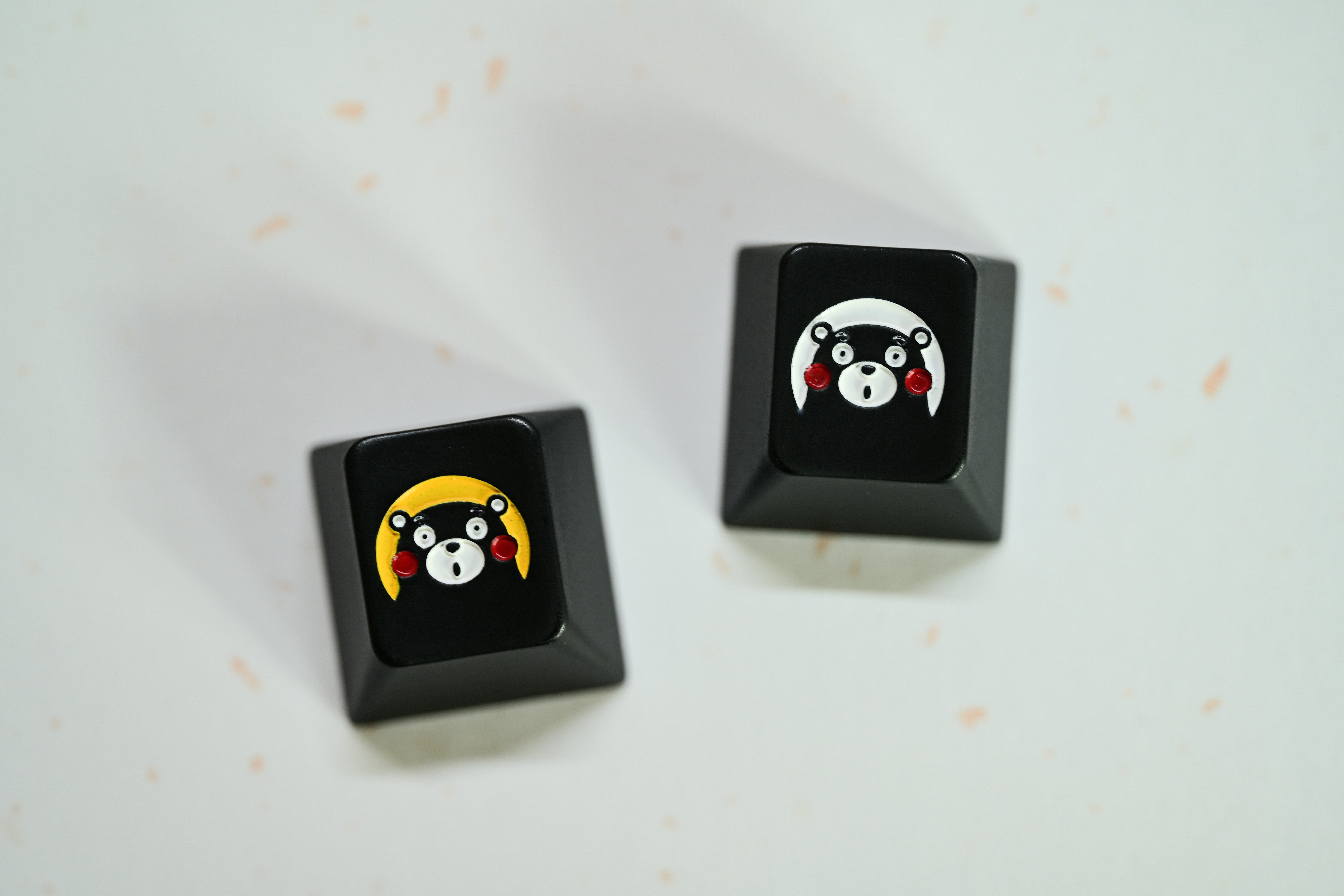 Kumamon Zinc Alloy Keycaps for Mechanical Keyboards - Custom Anime Keycaps for Gaming & Typing - Perfect for PC, Laptop, and Office Setup