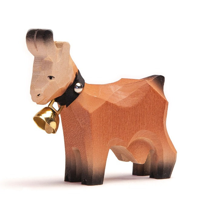 Marc Trauffer Retro Traditional Swiss Farm Animals Figurines - Handcrafted Wooden Decor for Home, Kitchen & Farmhouse Style