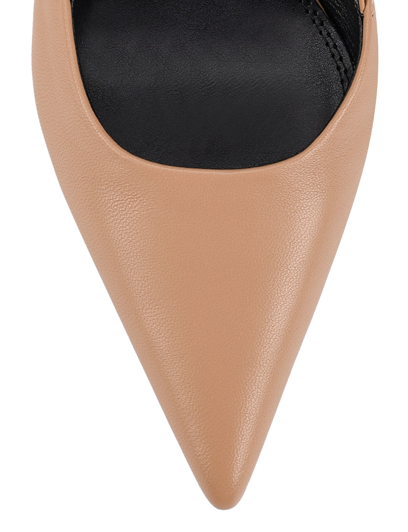 Yasmine Slingback Heels - Almond Tan Leather Women's Dress Shoes for Work, Party & Wedding | Comfortable & Stylish Mid Heel Pumps