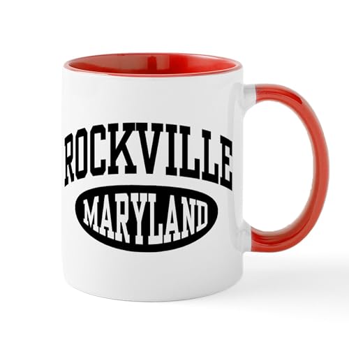 White/Red Inside - Rockville Maryland Mug