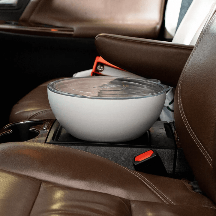 Premium White Insulated Serving Bowl - Keep Food Hot or Cold - Perfect for Parties, Picnics & Family Dinners