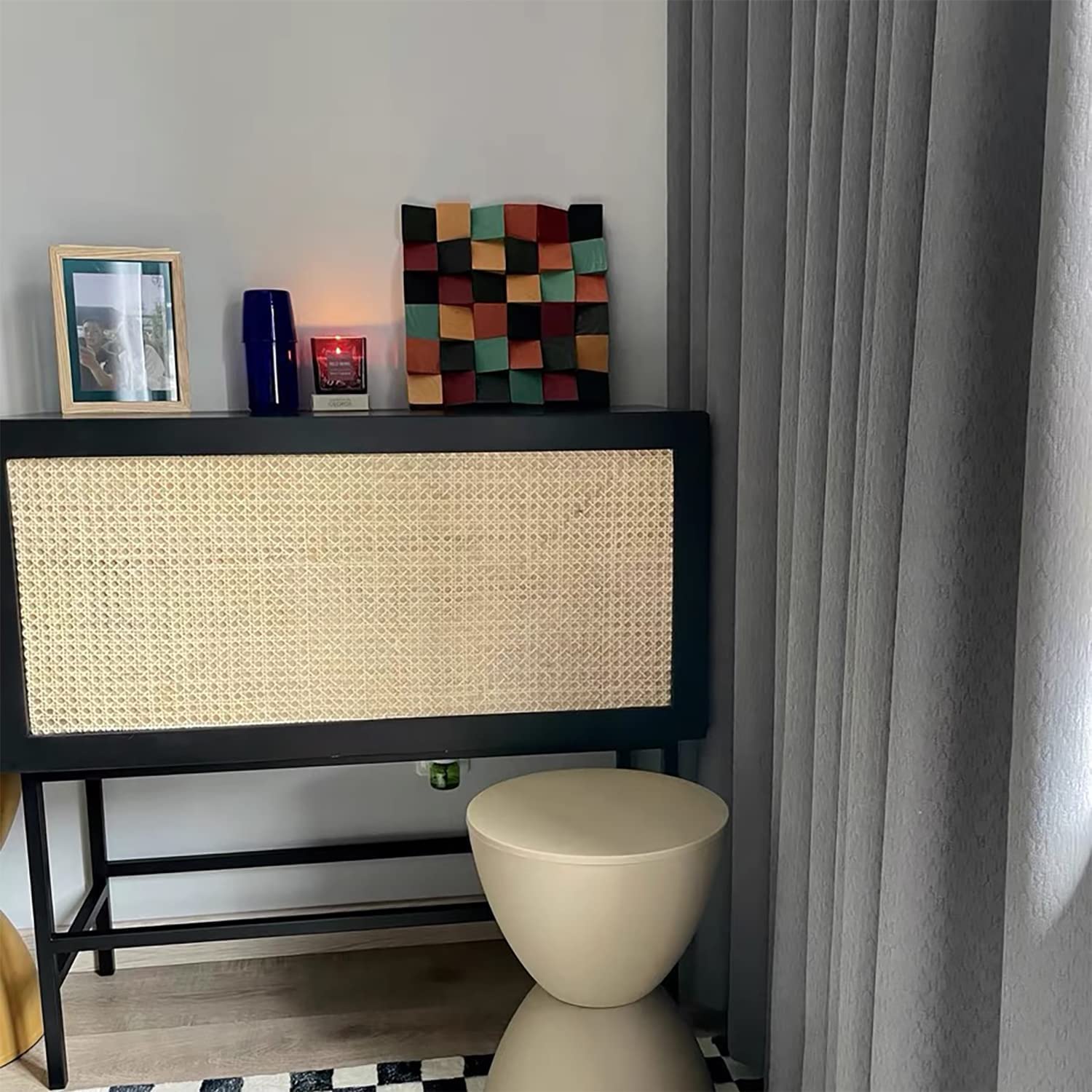 11.8x11.8x1.2 Inch Wood Acoustic Diffuser Panels - Soundproof Wall Panels for Echo Reduction & Noise Control | Decorative Sound Absorbing Panels for Home Studio, Office & Theater