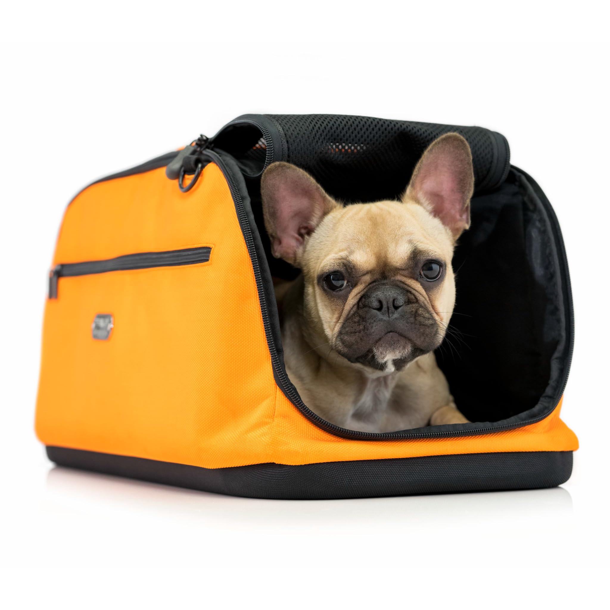 Sleepypod Air In-Cabin Pet Carrier - FAA Approved, Lightweight & Breathable for Small Dogs & Cats - Perfect for Air Travel, Road Trips & Vet Visits (Orange Dream)