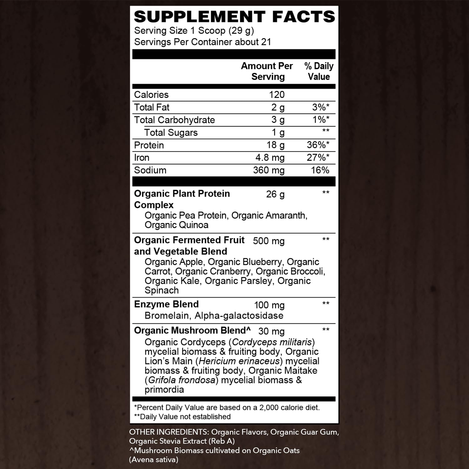 Organic Vegan Protein Powder - Plant-Based Protein with Superfoods, Enzymes & Probiotics - USDA Certified, Non-GMO, Gluten-Free - Vanilla Flavor 18.5oz (21 Servings) - Perfect for Smoothies, Post-Workout Recovery & Healthy Breakfasts