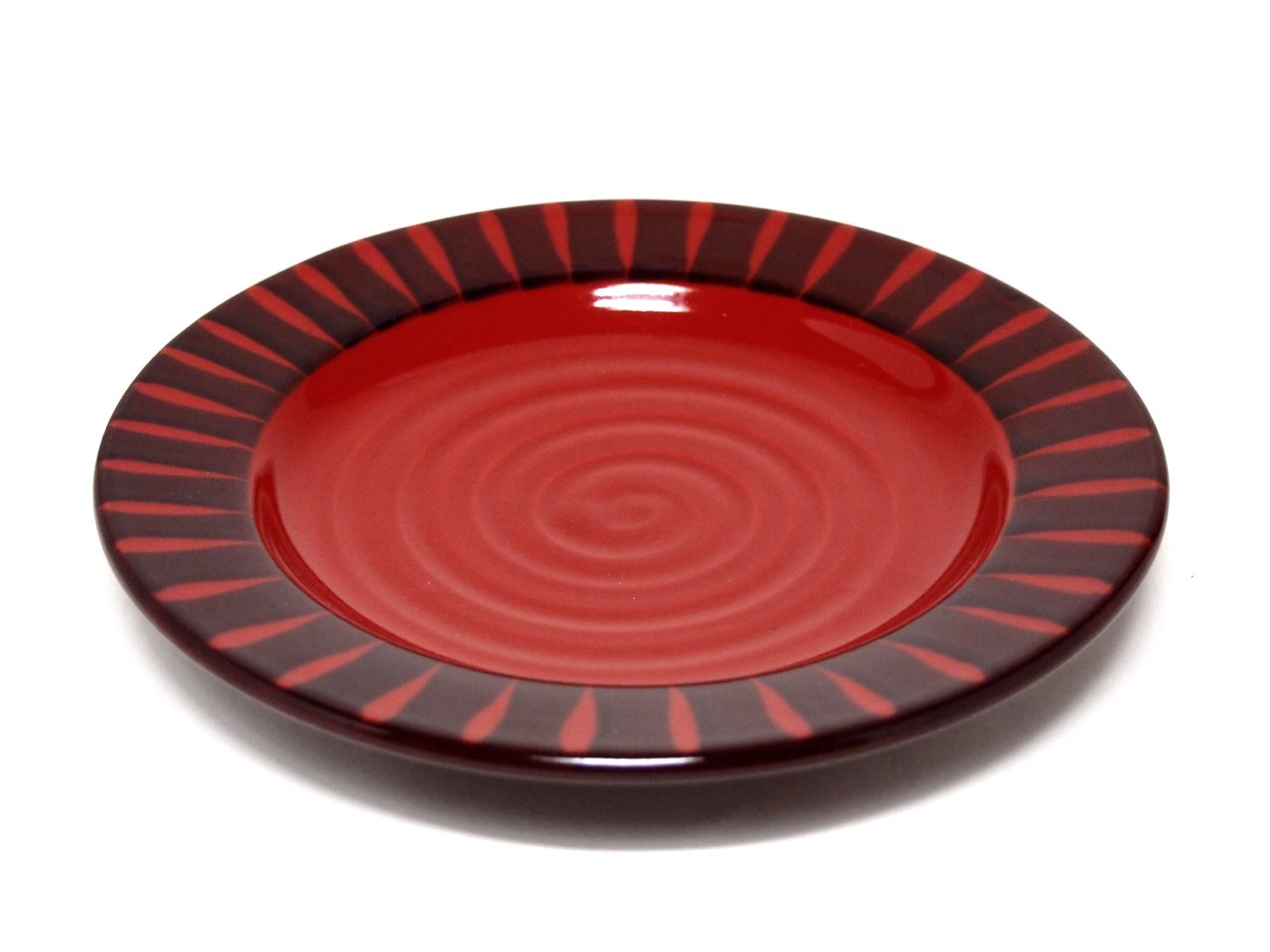 Authentic Japanese Hand-Painted Uchi-Komekusa Porcelain Set - 2 Medium Round Plates, Traditional Jiki Ceramics, Made in Japan - Perfect for Sushi, Appetizers & Home Decor
