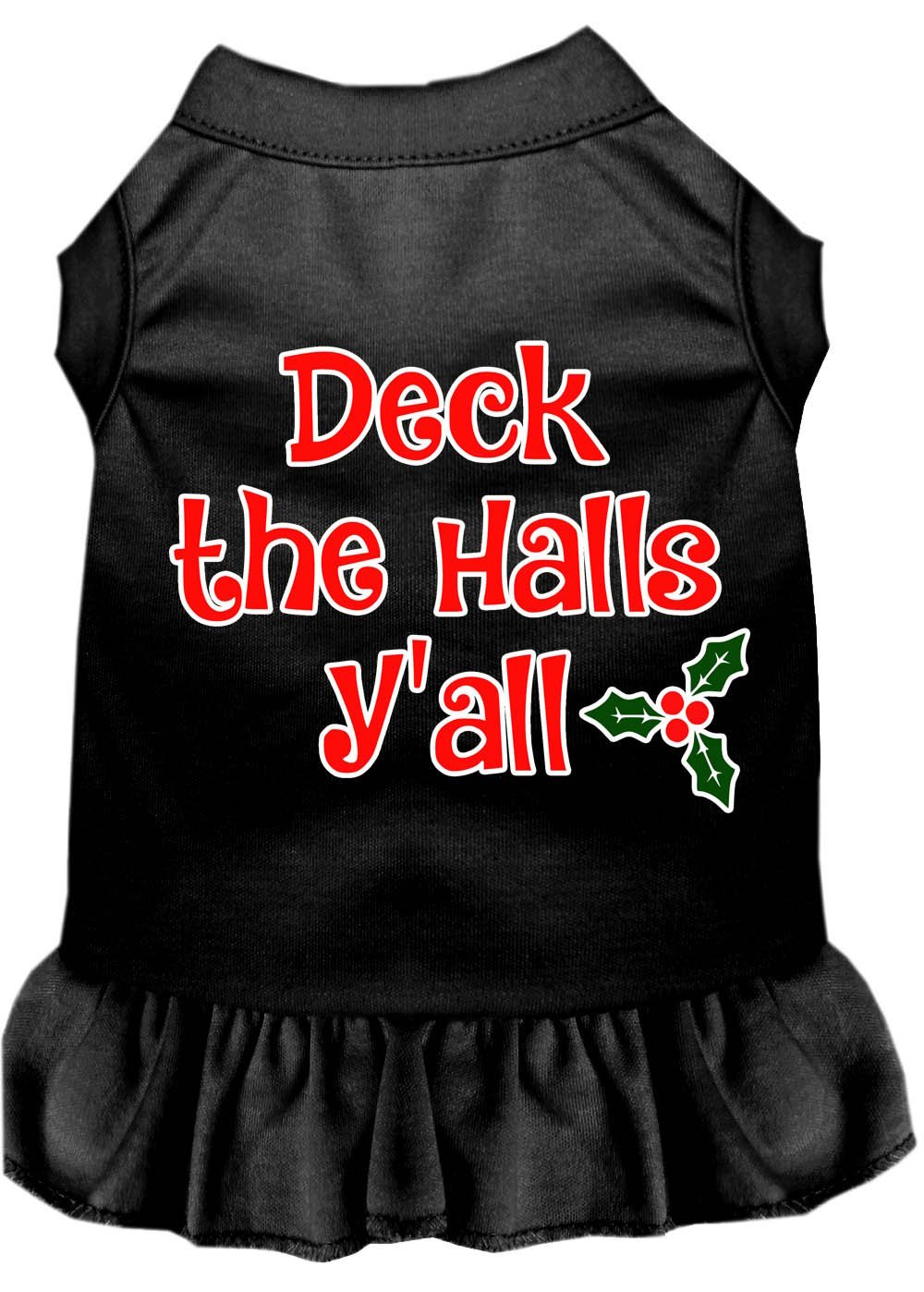 Deck the Halls Y'all Dress in Many Colors - Stylish & Vibrant Holiday Outfit for Christmas Parties & Festive Gatherings