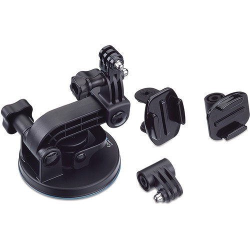 GoPro Suction Cup Mount - Heavy Duty Adhesive Base for Action Cameras, Drones & Sports - Secure Attachment for Cars, Motorcycles, Helmets & Smooth Surfaces - Perfect for Vlogging, Racing & Outdoor Adventures