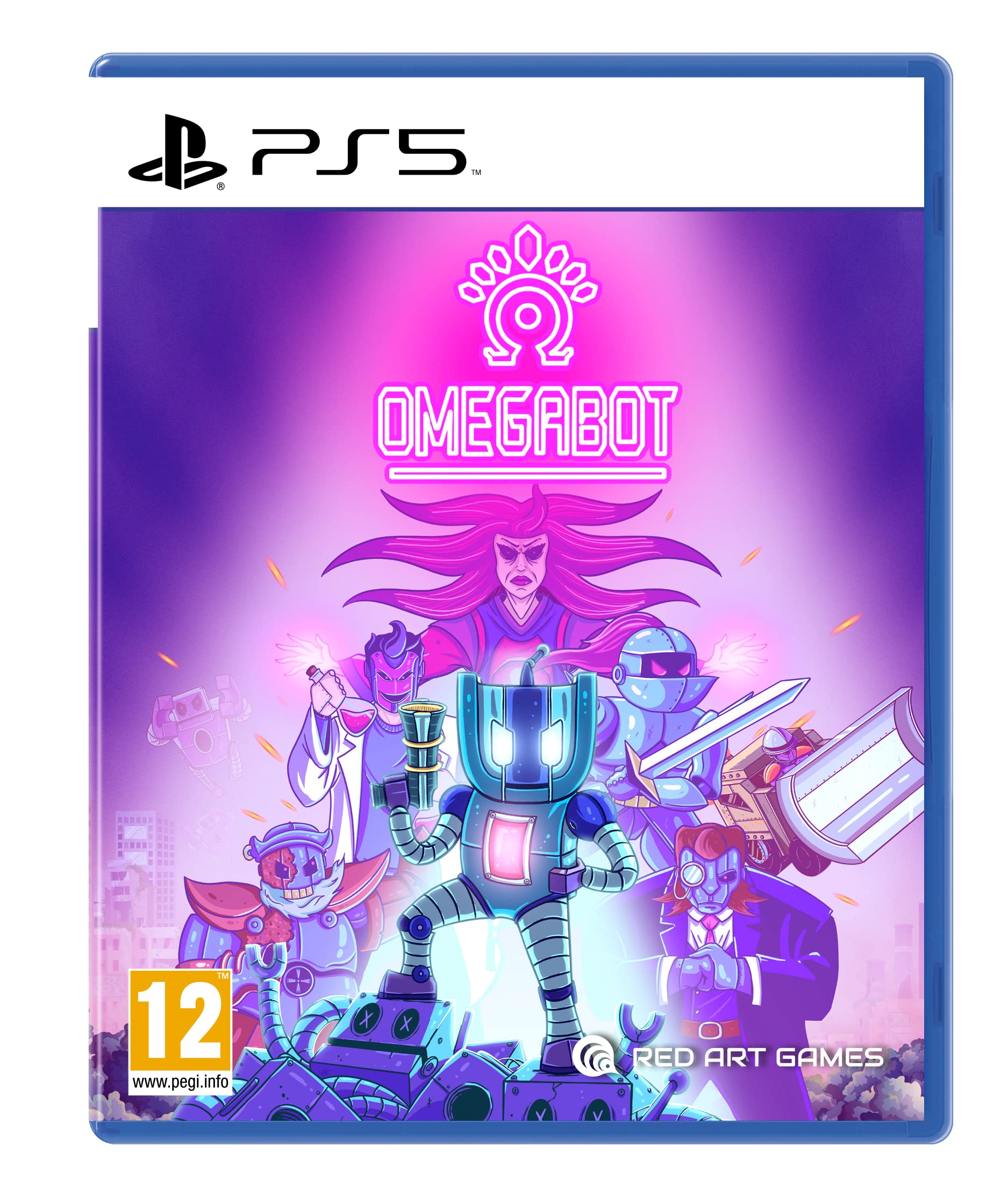 Omegabot Playstation 5 Console - Latest PS5 Gaming System with Ultra HD & 3D Audio | Perfect for Home Entertainment & Next-Gen Gaming