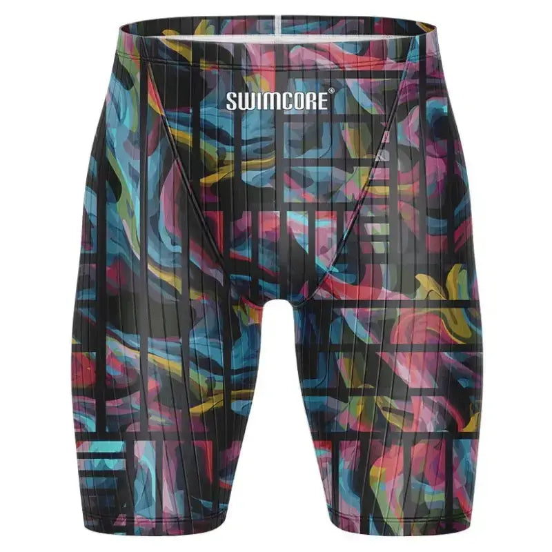 Men's Athletic Swim Jammers - High-Performance Swimwear for Competitive Swimming & Training | Swimcore Sports Swimwear for Lap Swimming & Water Workouts
