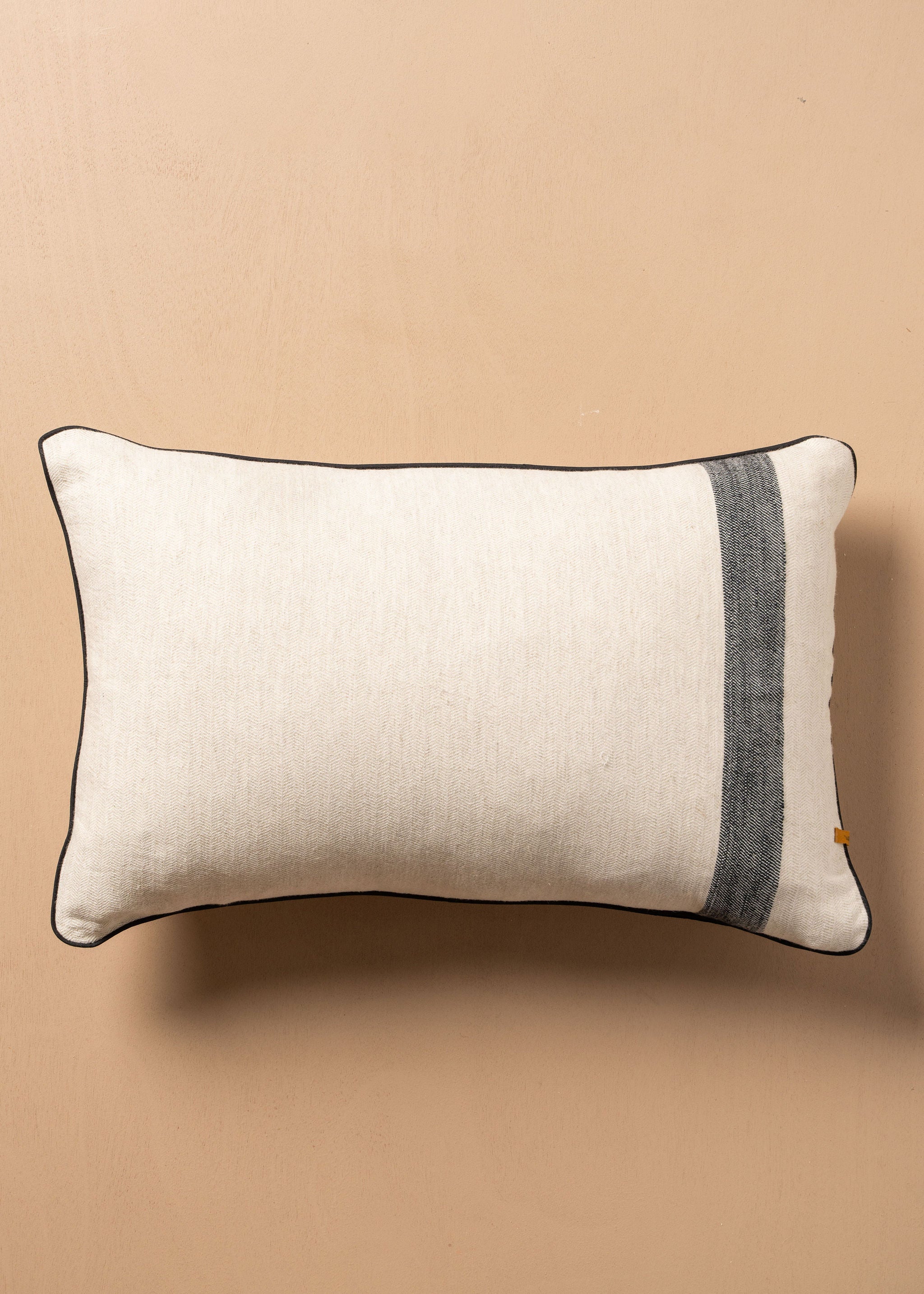 Premium Cotton Linen Lumbar Pillow Cover - Soft Decorative Throw Pillow for Sofa, Bed, Chair - Home Decor Cushion for Living Room, Office & Nursery