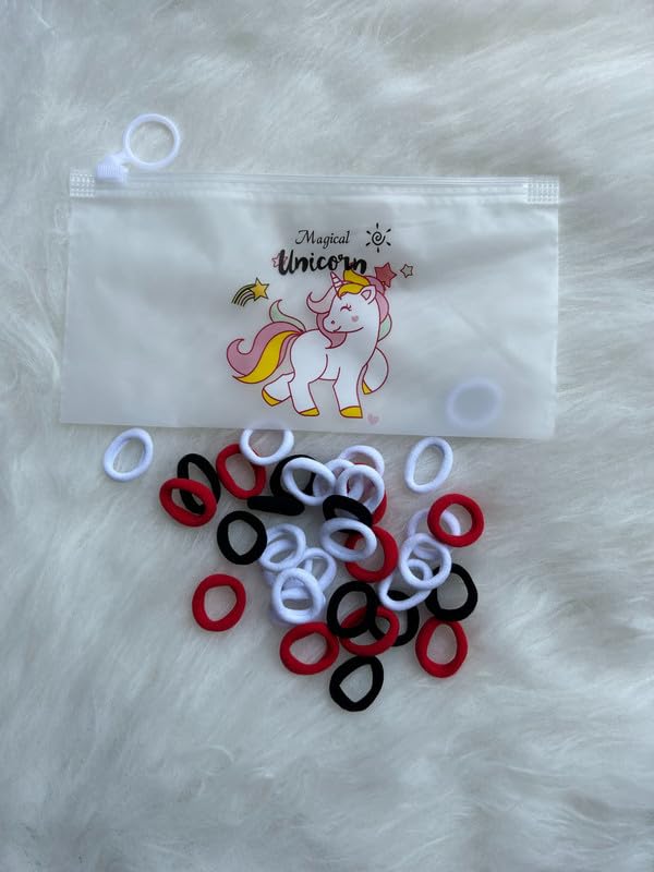 CHRONEX 12PCS Colorful Ponytail Hair Ties & Hair Claw Clips Set - Soft No-Slip Hair Elastics for Women & Girls - Perfect for School, Work, Gym & Everyday Styling