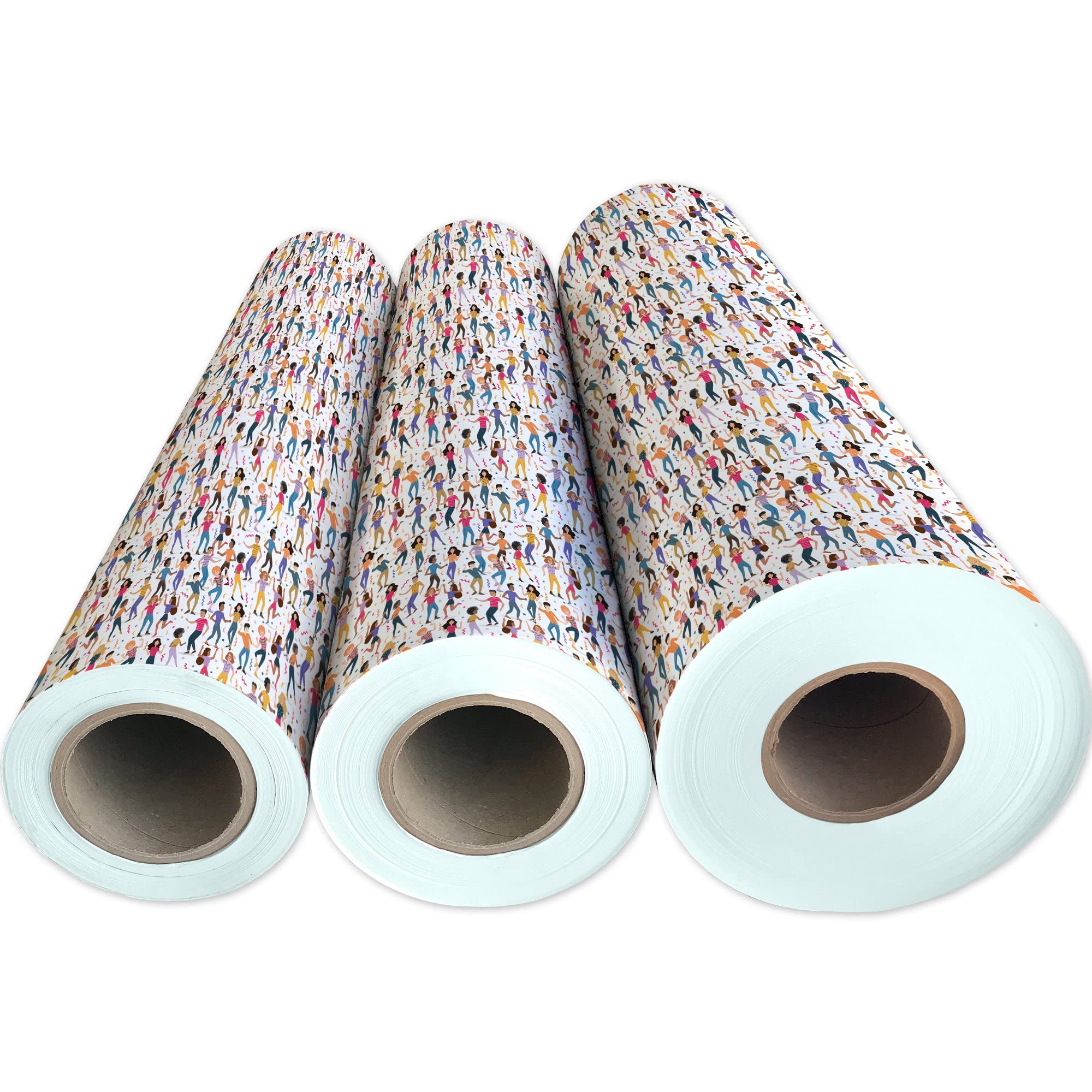 Jillson Roberts Bulk Gift Wrap - 833 Feet x 30 Inches Everyday Wrapping Paper for Parties, Birthdays & Holidays - Perfect for Dance Party Decorations & Gift Wrapping Supplies
