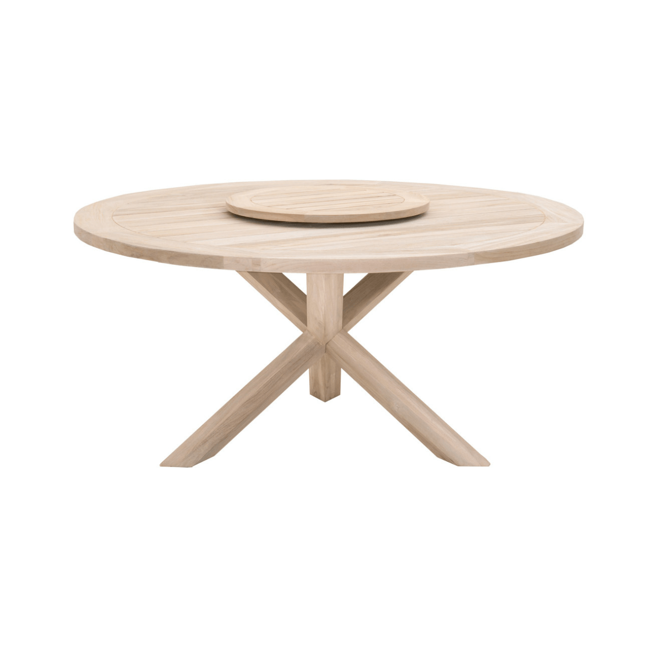 Boca Outdoor Round Dining Table - 48 Inch Weatherproof Patio Table for Garden, Backyard, and Poolside Dining - Perfect for Outdoor Entertaining and Family Gatherings
