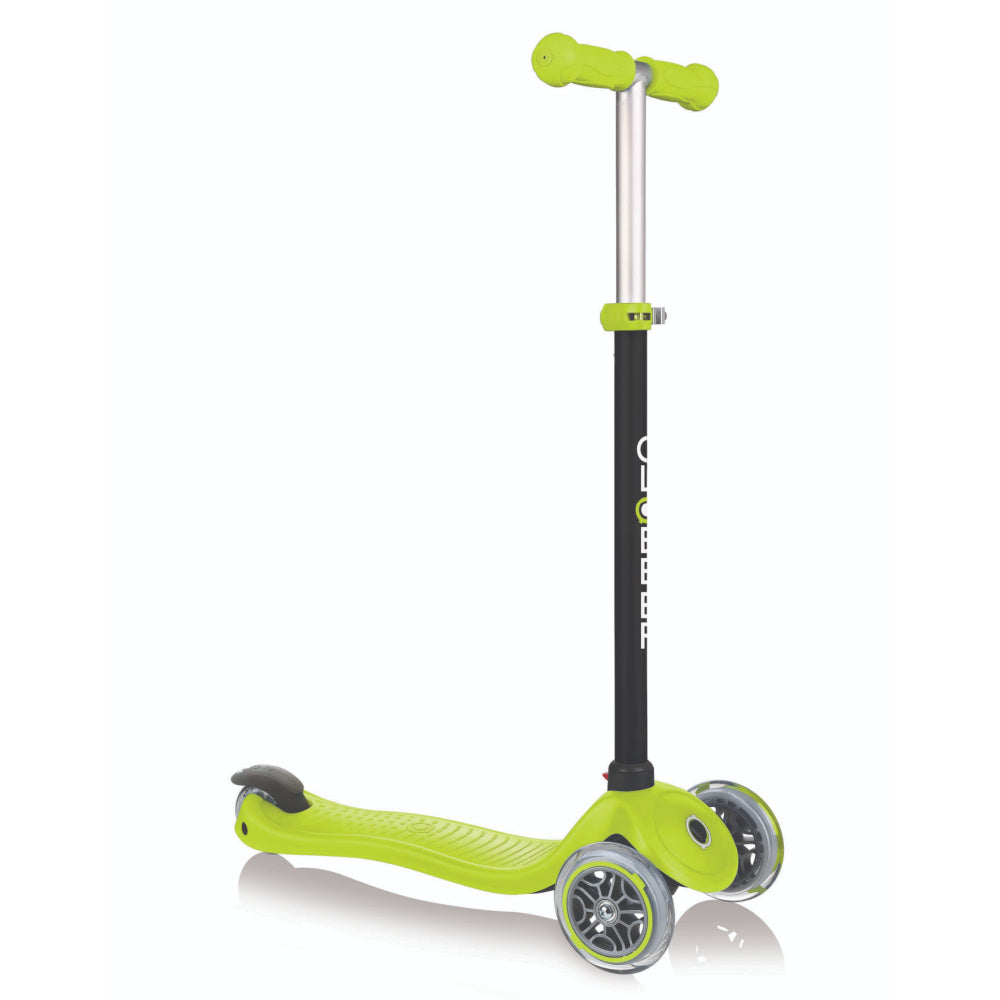 Globber Go Up Sporty Scooter for Kids - Adjustable Height 3 Wheel Kick Scooter with LED Wheels - Perfect for Outdoor Play, Commuting & Neighborhood Rides