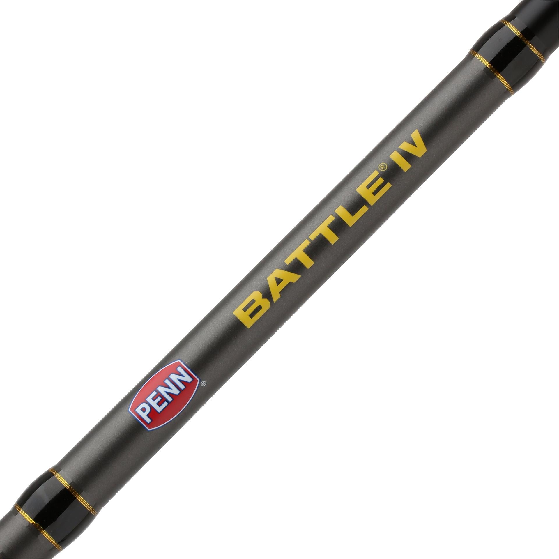 Battle IV Spinning Rod and Reel Combo - Premium Fishing Gear for Freshwater & Saltwater Anglers - Perfect for Bass, Trout, and Inshore Fishing Adventures