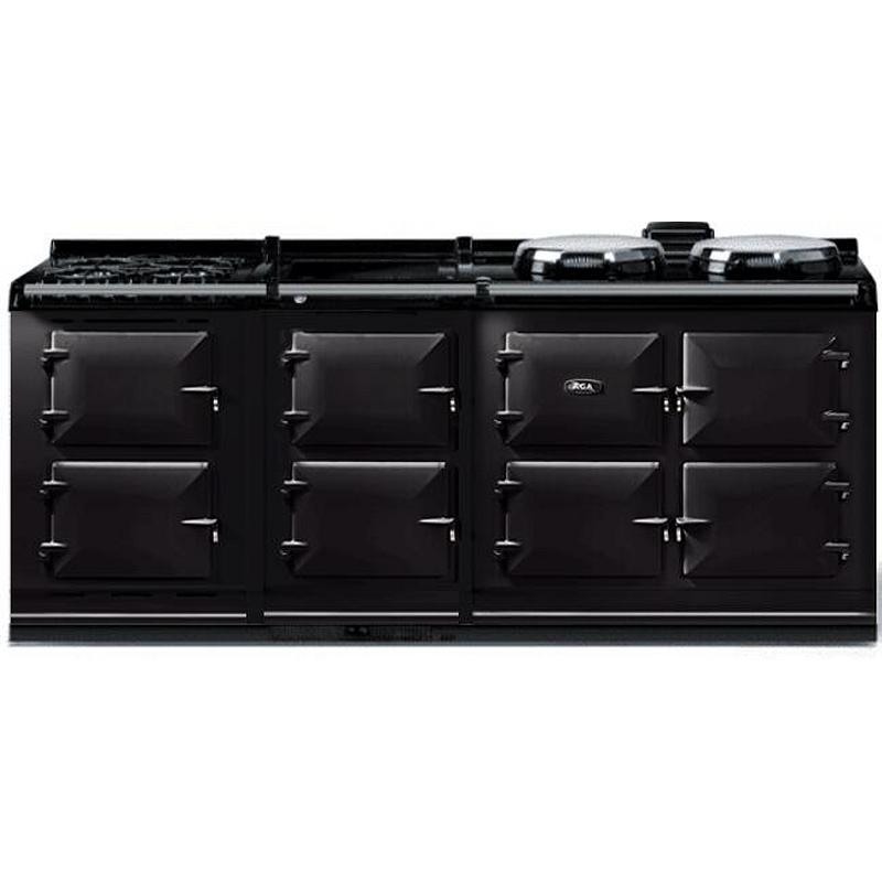 AGA AER7783WGBLK 83-Inch Classic Electric Range with Hot Cupboard & Dual Fuel Module - Professional Kitchen Appliance for Home Chefs & Baking Enthusiasts