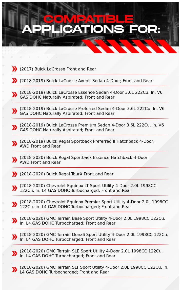 R1 Concepts Premium Front & Rear Brake Kit - Ceramic Brake Pads & Rotors with Hardware (CPX.45034.42) | High-Performance Braking for Sedans, SUVs & Trucks | Smooth Stops & Reduced Noise for Daily Commute & Highway Driving